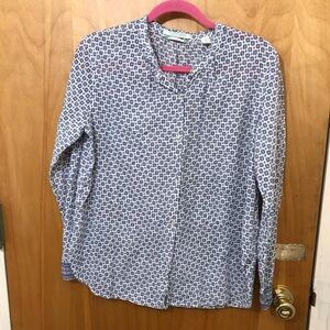 Scotch Soda Maison Scotch pattern button front long sleeve Shirt-sz 2 / US sz 8